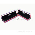 Luxury paper earring packaging box with decorative ribbon